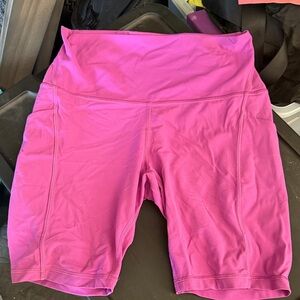 lululemon athletica 8 inch align shorts with pockets
